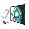 Ecran de Projection Mural Electrique + Télécommande Radio sans fil 2X2M /6X4.5 M ELEC2.00ST