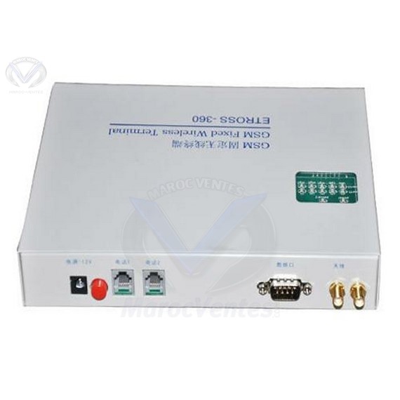 Borne sans fil fixe GSM avec 2 ports 900/1800MHz ETROSS-360