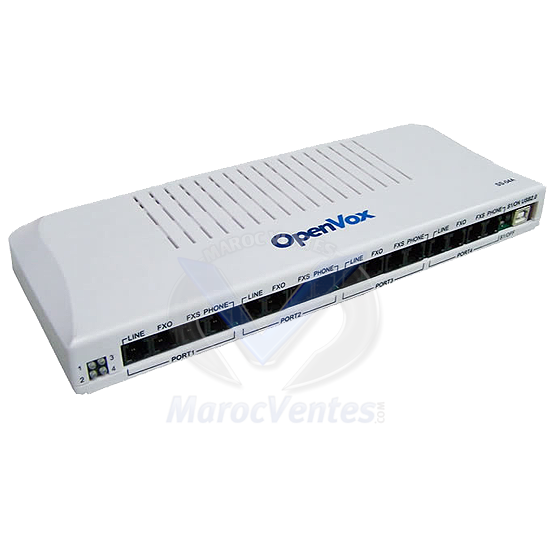 4 Port de Basculement IPPBX Analogique FA40