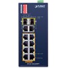 IP30 Industrial 8-Port 10/100TX 802.3at PoE + 2-Port Gigabit TP/SFP combo