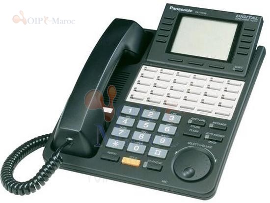 Téléphone 6-Line Display avec 24-Button Speakerphone KX-T7436
