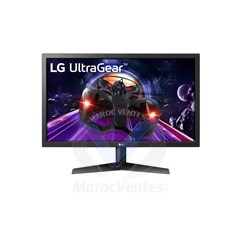 LG 24" GAMING MONITOR | FHD 1920 X 1080 TN, 16:9, 144HZ, 300 cd/m²,  1000:1, 1ms (GTG), DisplayPort 1.2, 2x HDMI 2.0, Sortie Casque, garantie 1 an. 24GN53A