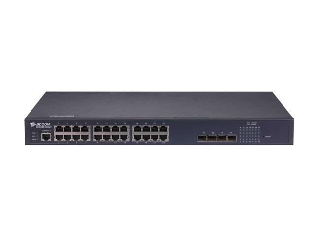 Switch  28 ports 1G / 10G PoE + administrable couche 2 S2928P