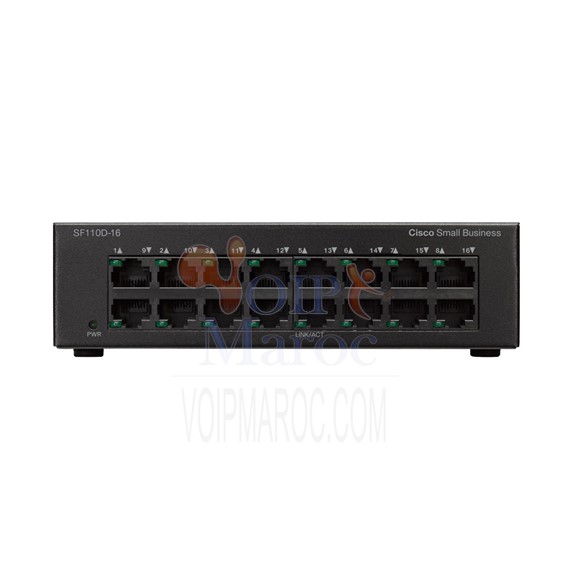 Switch 16 ports ethernet 10/100 Mbps non géré SF110D-16-EU