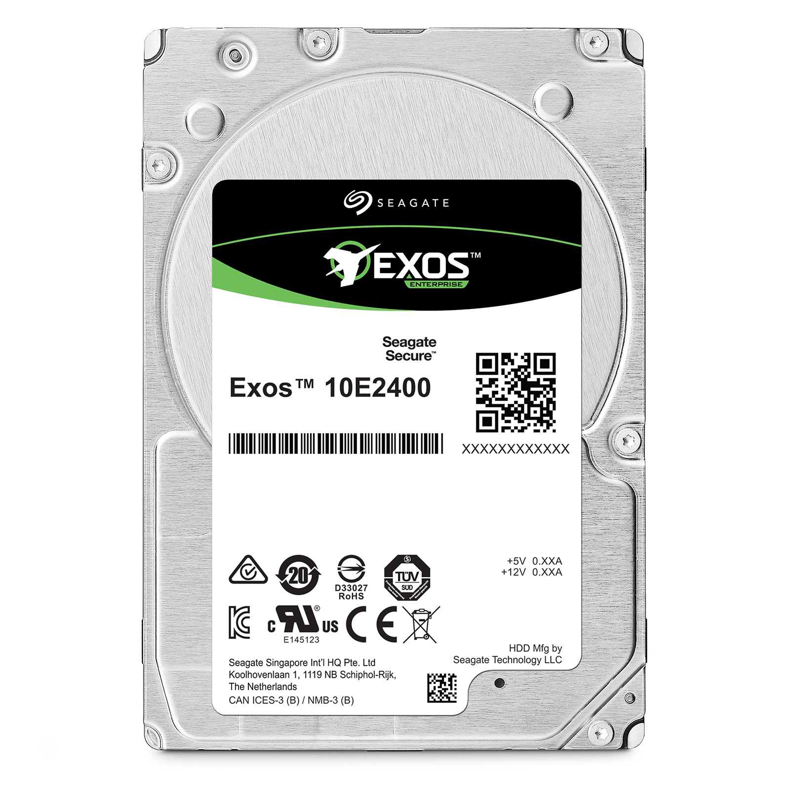 Disque dur Exos 10E2400 300 Go SAS 3.0 12 Gbps 2.5" ST300MM0048