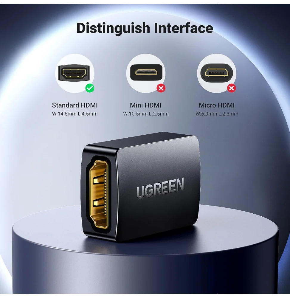 Ugreen Extender HDMI Female to HDMI Female 20107