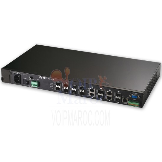 Switch Metro Layer 2 8 ports Giga SFP et 4 Dual cuivre/SFP Giga ZY-MGS3712F