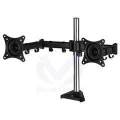 Support de bureau pour 2 moniteurs LCD jusqu'à 34" avec Hub USB 3.0 Z2 PRO GEN3
