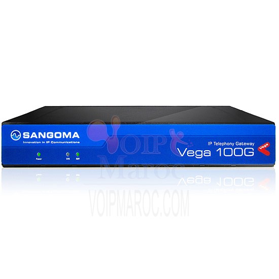  Vega 100 Media Gateway 1-Port PRI/ISDN30 / 30 Canal VoIP VEGA-VS0154