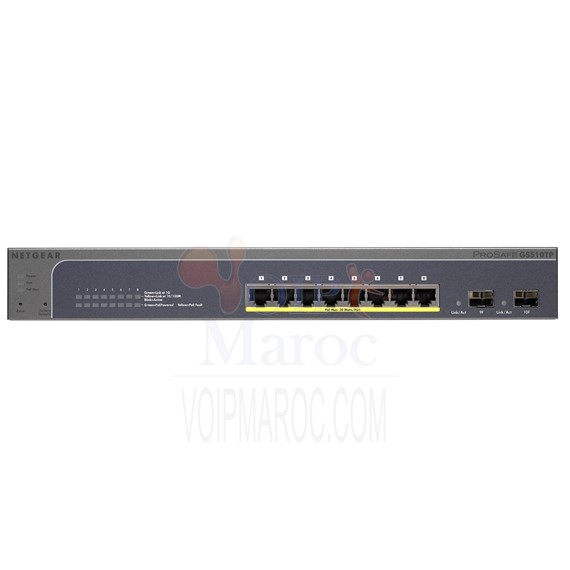 Smart Switch 8 ports Gigabit 10/1000/10000 Mbps GS510TP